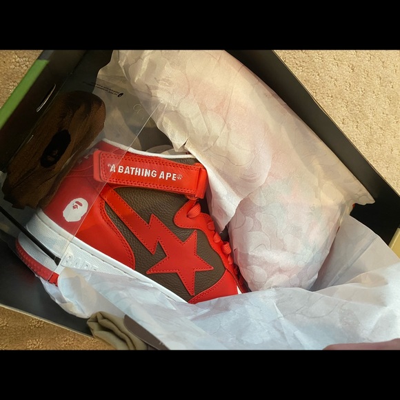 BAPE STA MID #2 MENS RED - Picture 5 of 9